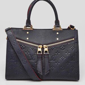 Louis Vuitton Marine Rouge Monogram Empreinte Leather Sully PM Bag